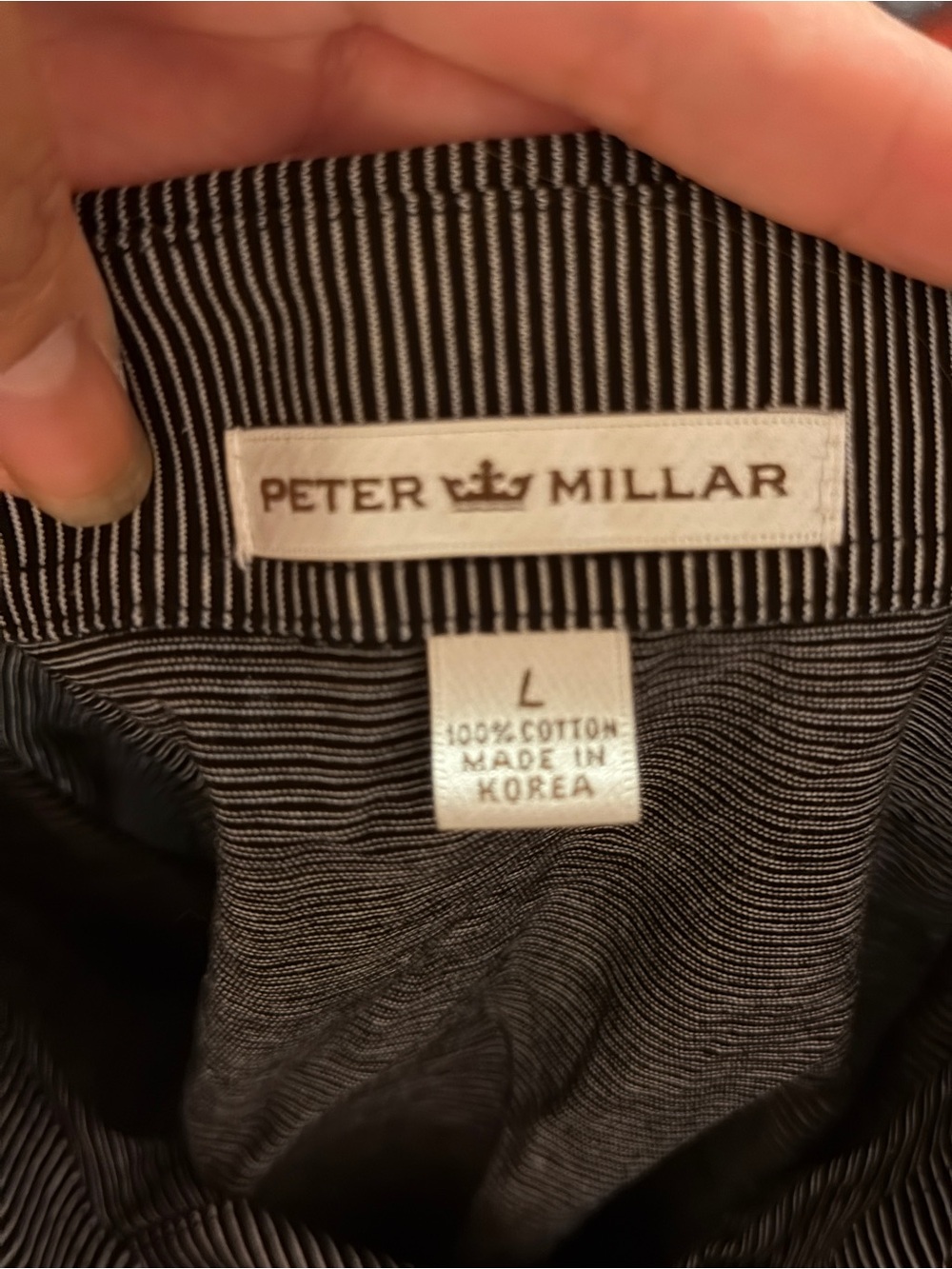 Peter Millar Men’s Polo Shirt Large - Picture 4 of 5